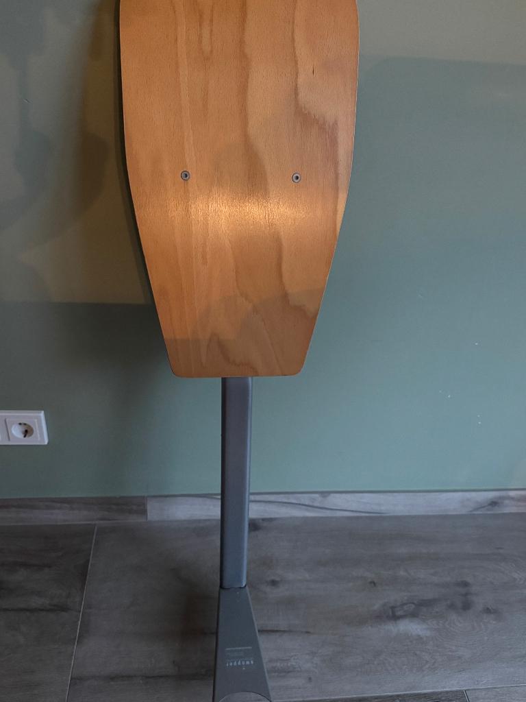 Swopper Rugleuning Hout, Ophalen, Bruin, Zo goed als nieuw, Bureaukruk