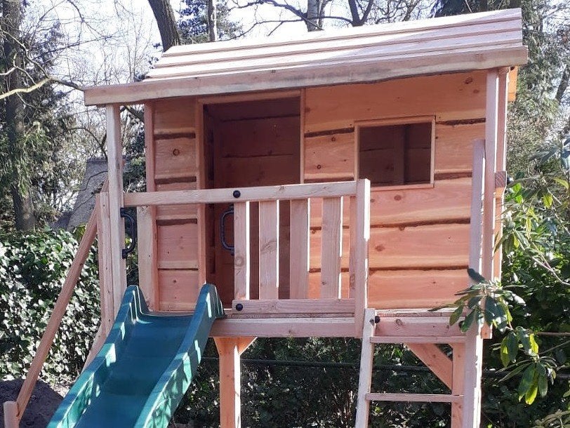 BOOMHUT VILLA speeltoren speelhuis klimtoren speeltoestel, Ophalen, Nieuw, Schommel, Aanbouwonderdeel