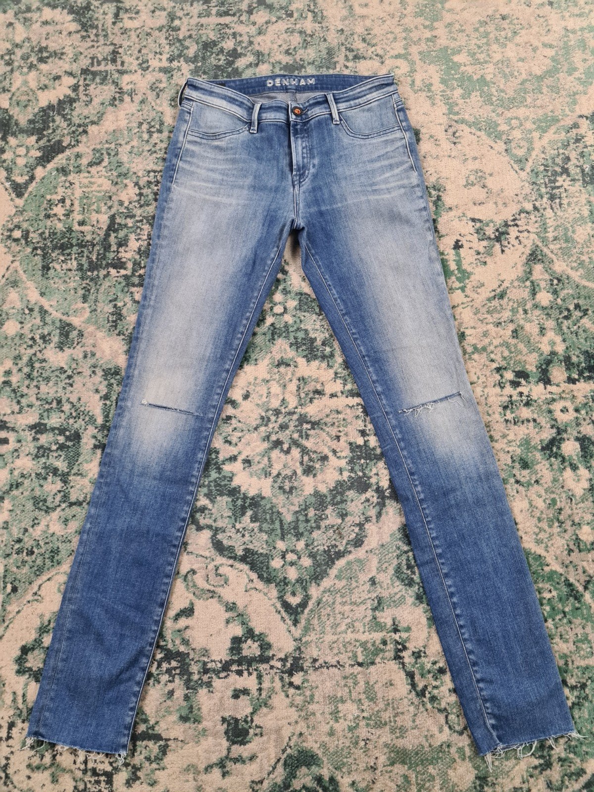 Denham Spray Super Tight Fit W30 L32 Nieuw Tulsi3032 Mid-ris, Denham, Blauw, Nieuw, Ophalen of Verzenden