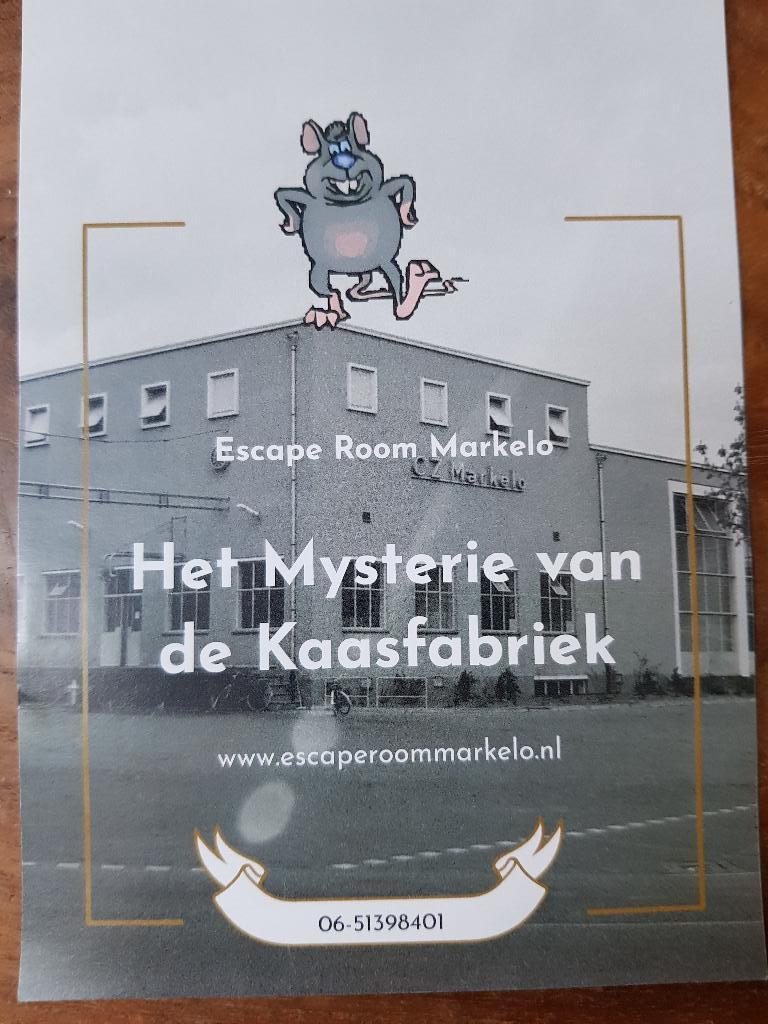 Escaperoom Markelo, Ophalen, Nieuw, Overige
