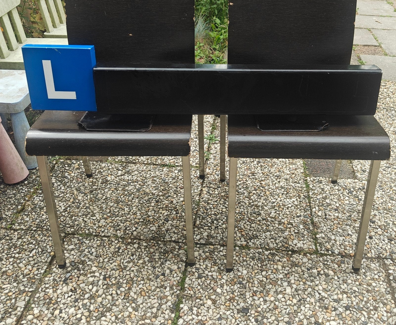 Bord L Rijles - Leerling L-bord, Auto diversen, Auto-accessoires, Ophalen of Verzenden, Gebruikt