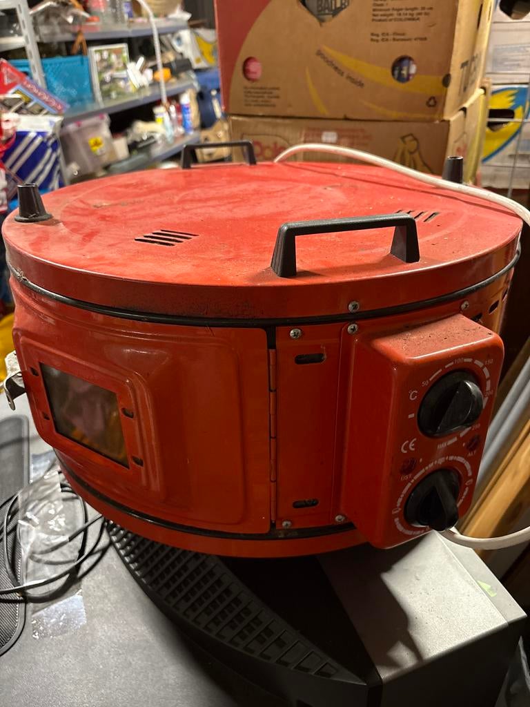 Compacte rode oven - Oven, Ophalen, Minder dan 45 cm, Gebruikt, Oven