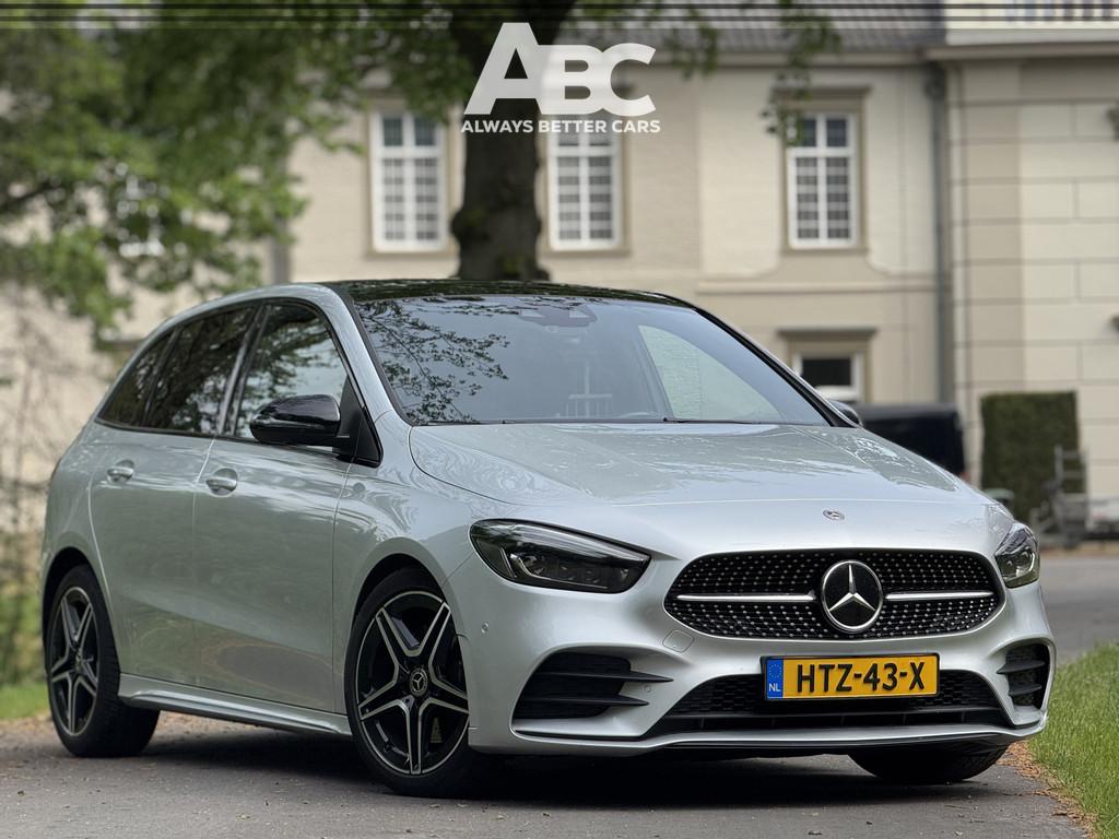 Mercedes-Benz B-Klasse 220d AMG Burmester Pano 360, Parkeercamera, Gebruikt, 1465 kg, Bedrijf