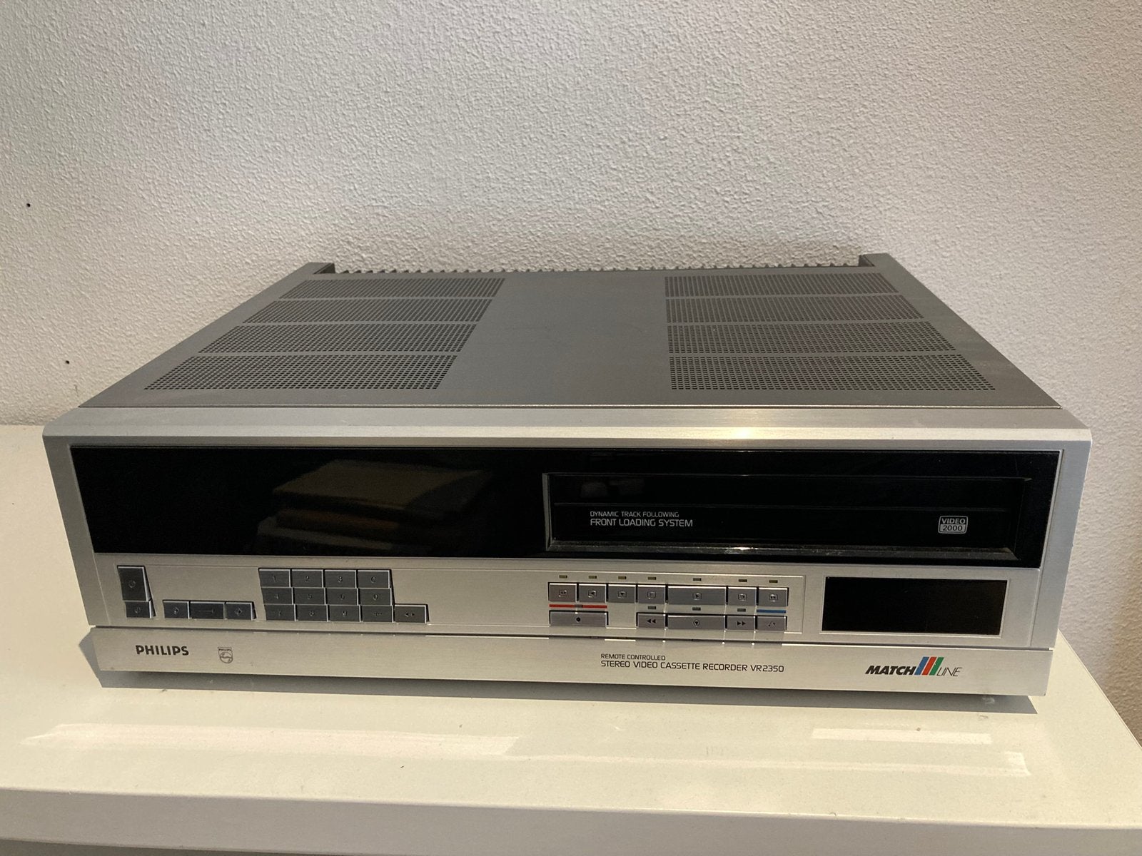 Philips Matchline V2000 stereo video recorder VR 2350/10, Ophalen of Verzenden, Zo goed als nieuw, Video 2000-speler of -recorder