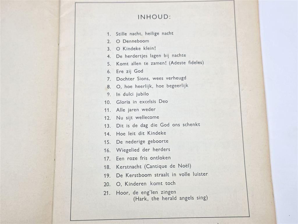 Kerst-Klokken — 28 Kerstliederen Bladmuziek Vintage 1930, Ophalen of Verzenden, Gelezen, Artiest