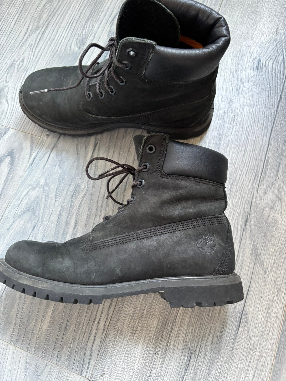 Timberland dames veterlaarsjes maat 9 (40), Zwart, Lage of Enkellaarzen, Ophalen of Verzenden, Zo goed als nieuw