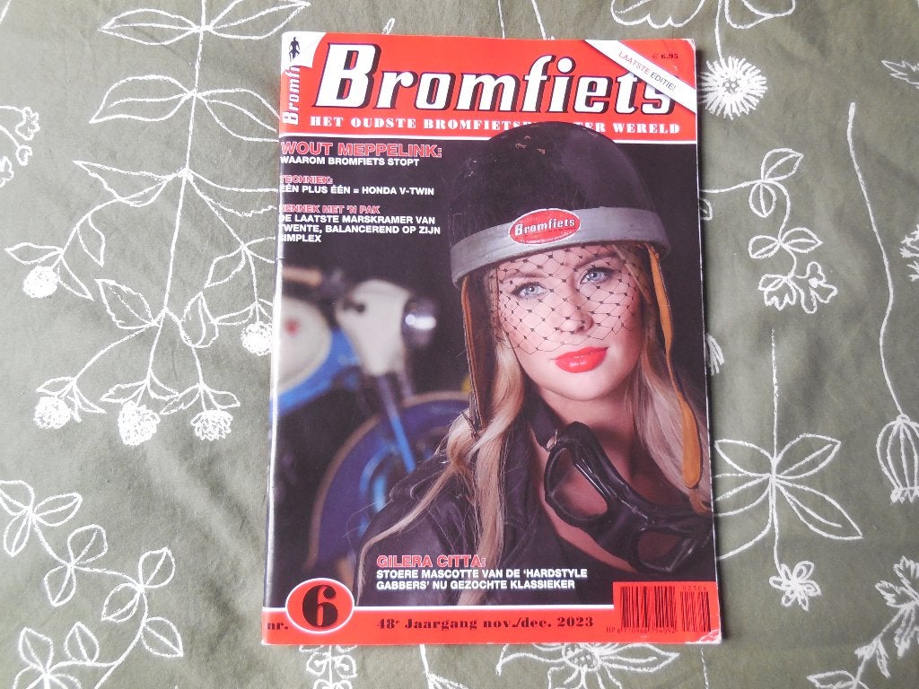 Bromfiets tijdschrift laatste editie, Ophalen of Verzenden, Zo goed als nieuw