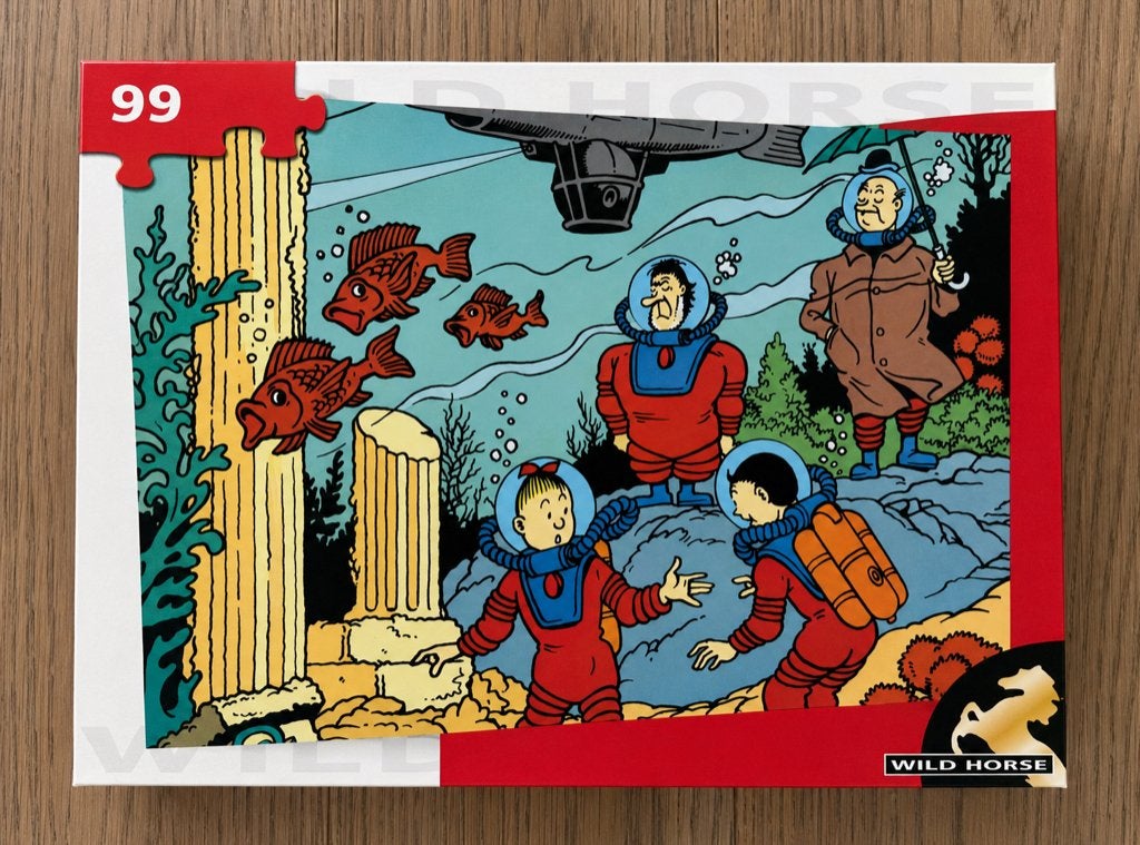 SUSKE en WISKE - Wild Horse puzzel * 1998 * TOPSTAAT, Verzamelen, Ophalen of Verzenden, Suske en Wiske, Zo goed als nieuw, Boek of Spel