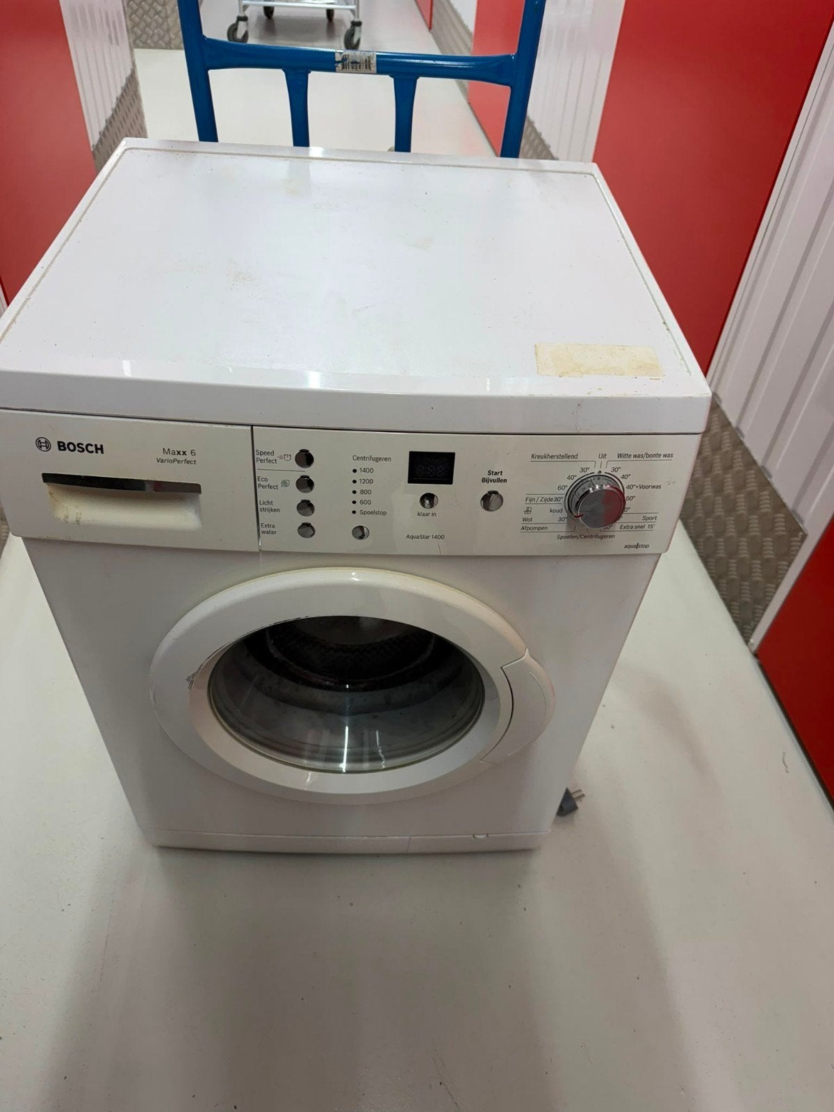 Bosch Maxx 6 Wasmachine - Voorlader, Gebruikt, Voorlader, 85 tot 90 cm, 1200 tot 1600 toeren