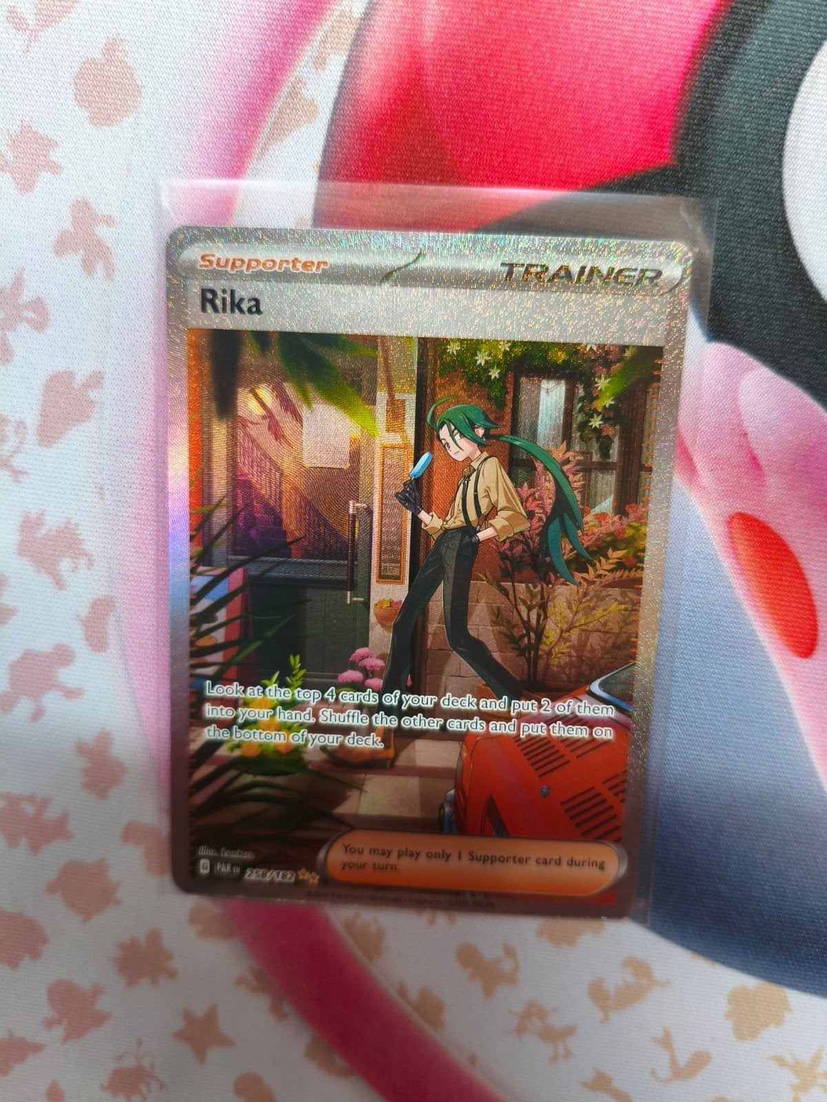 Pokemon kaart Rika PAR258, Ophalen of Verzenden, Zo goed als nieuw