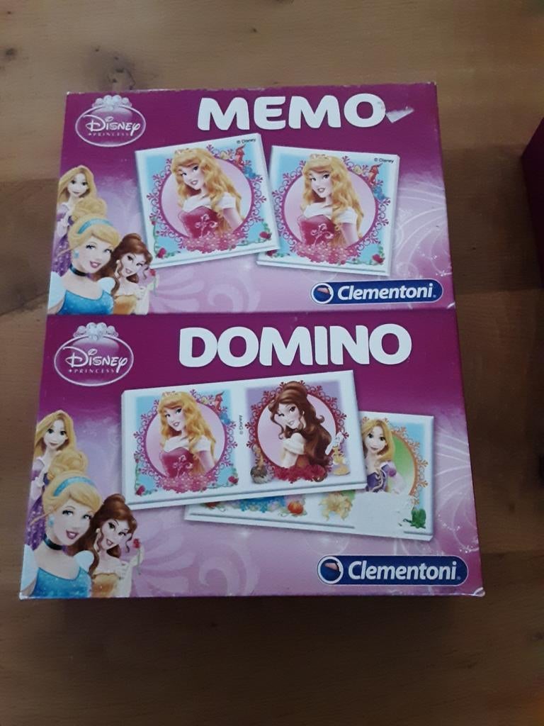 Disney memory en domino in 1 doos, Ophalen of Verzenden, Zo goed als nieuw