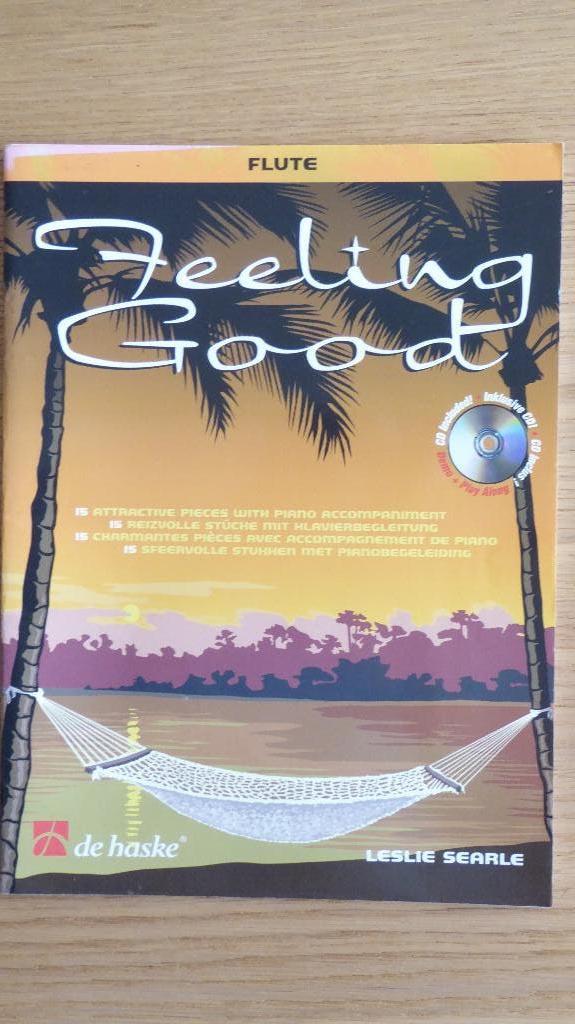 Feeling Good - 15 Pieces Easy to Moderate for Flute&Piano+CD, Les of Cursus, Ophalen of Verzenden, Zo goed als nieuw, Piano
