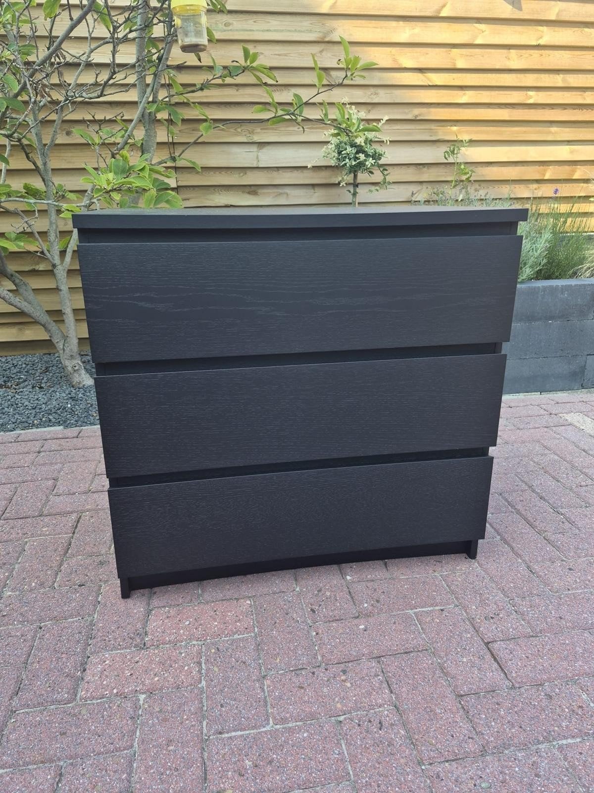 Malm ladekast, Huis en Inrichting, Kasten | Ladekasten, Ophalen, 50 tot 100 cm, Zo goed als nieuw, 3 of 4 laden