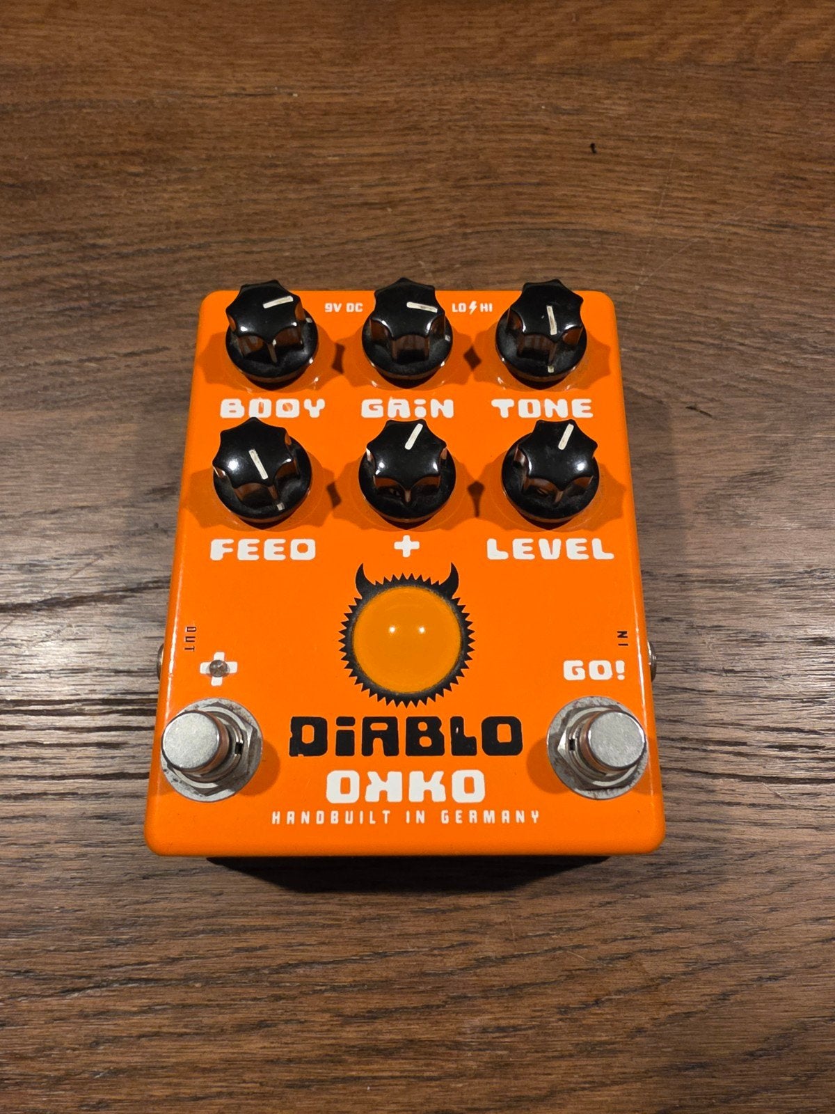 OKKO Diablo Overdrive Gitaarpedaal, Muziek en Instrumenten, Ophalen of Verzenden, Zo goed als nieuw, Distortion, Overdrive of Fuzz