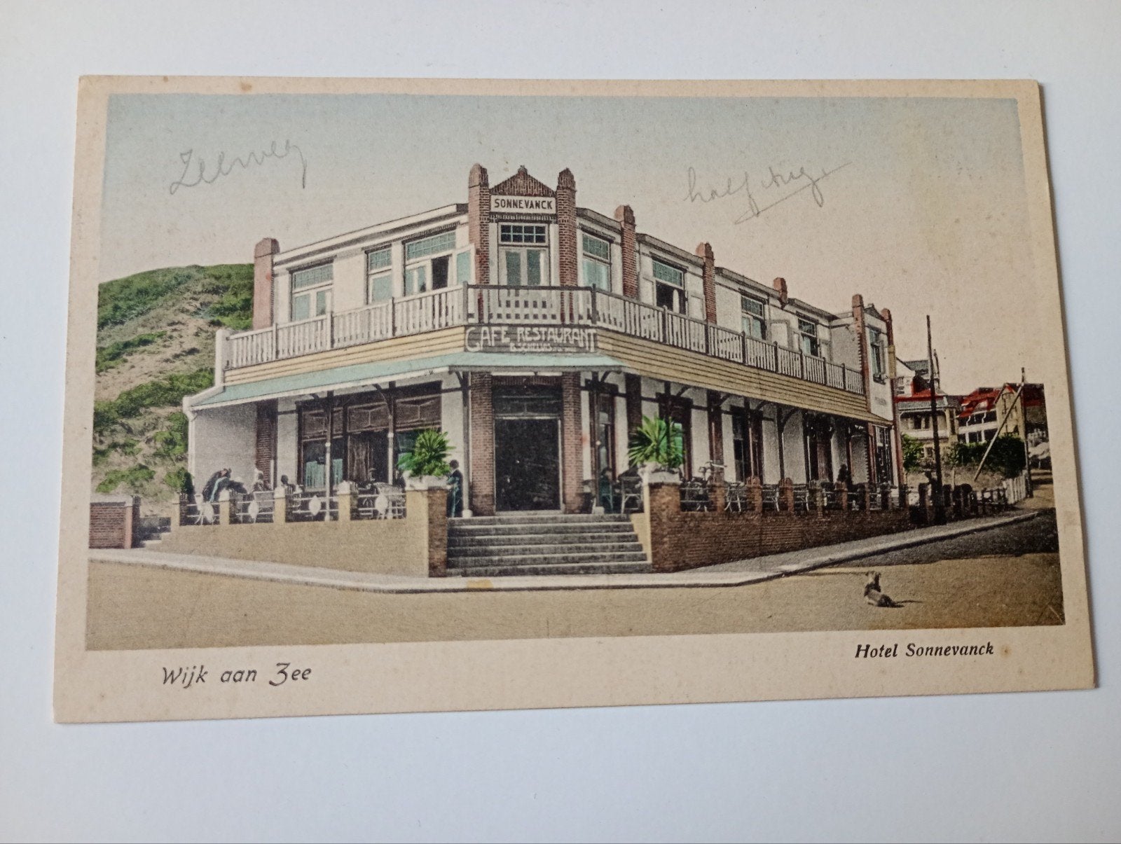 Wijk aan Zee Hotel Sonnevanck, Ophalen of Verzenden, 1920 tot 1940, Ongelopen, Noord-Holland