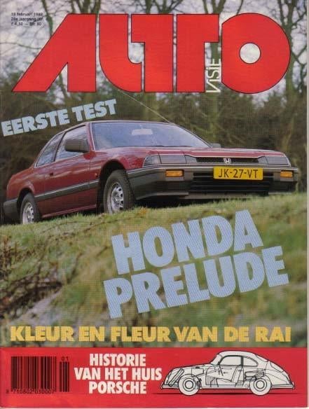 Autovisie 4 1983 : Opel Monza 3.0E - Honda Prelude EX - Audi, Ophalen of Verzenden, Gelezen, Algemeen