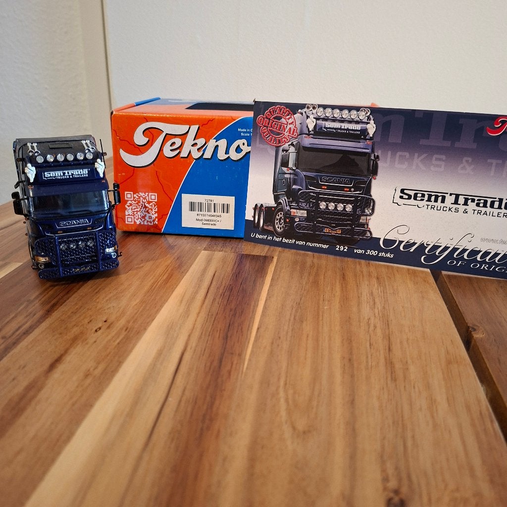 Tekno Scania S Sem Trade Trucks & Trailers model Div SCANIA., Ophalen of Verzenden, Nieuw, Bus of Vrachtwagen, Tekno