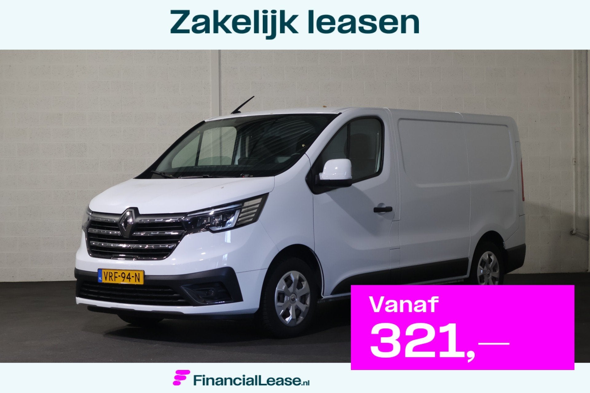 Renault Trafic 2.0 dCi 130pk L1 H1 Work Edition Inrichting, Voorwielaandrijving, Stof, Gebruikt, Euro 6