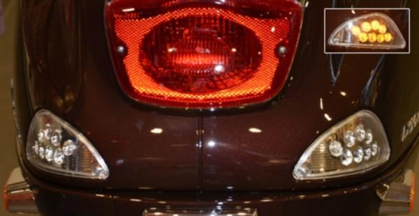Knipperlichten Helder Led Achter Vespa Lx S Lxv 41581, Ophalen of Verzenden, Nieuw, Overige typen, Vespa