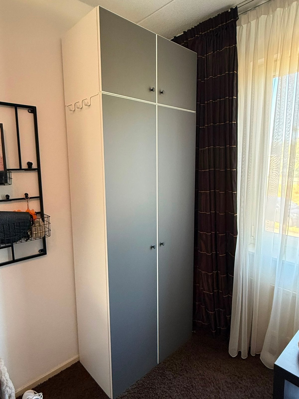 Kledingkast - Zeer goede staat - L221xB80xD42cm, Huis en Inrichting, Ophalen, 200 cm of meer, 50 tot 100 cm, Zo goed als nieuw