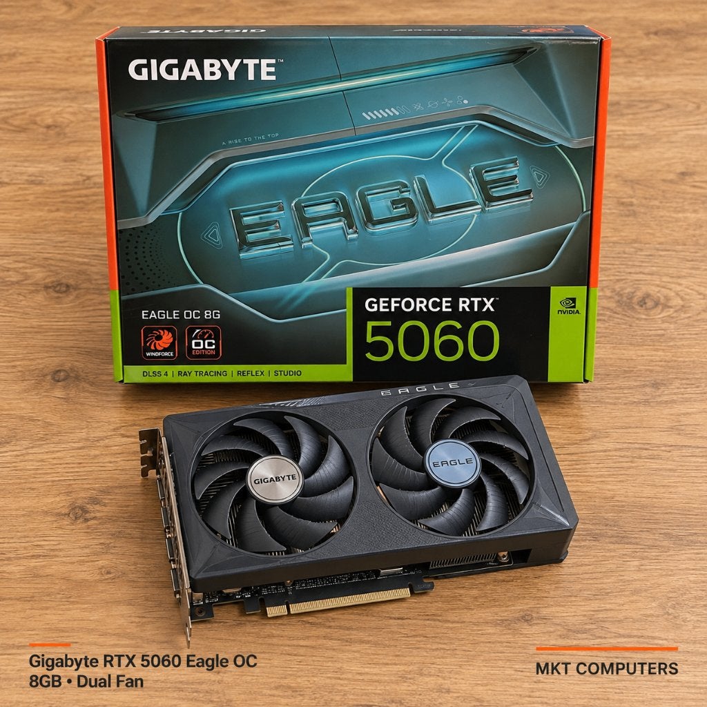 Gigabyte RTX 5060 Eagle OC 8GB GDDR7 + Doos, Overige soorten, PCI-Express 4, Ophalen of Verzenden, Zo goed als nieuw