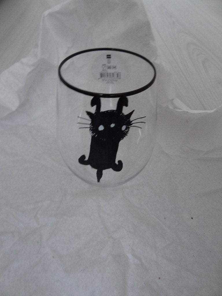 Glas met Siepie - Hema - Nieuw, Nieuw, Ophalen of Verzenden, Glas, Overige stijlen