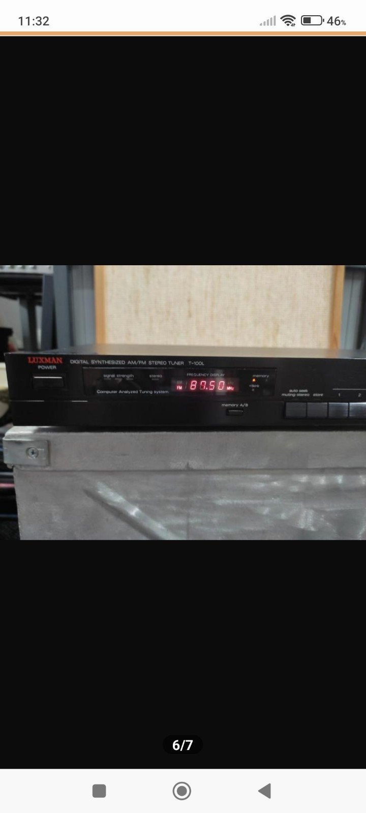 Luxman t-100l stereo tuner, Ophalen of Verzenden, Zo goed als nieuw