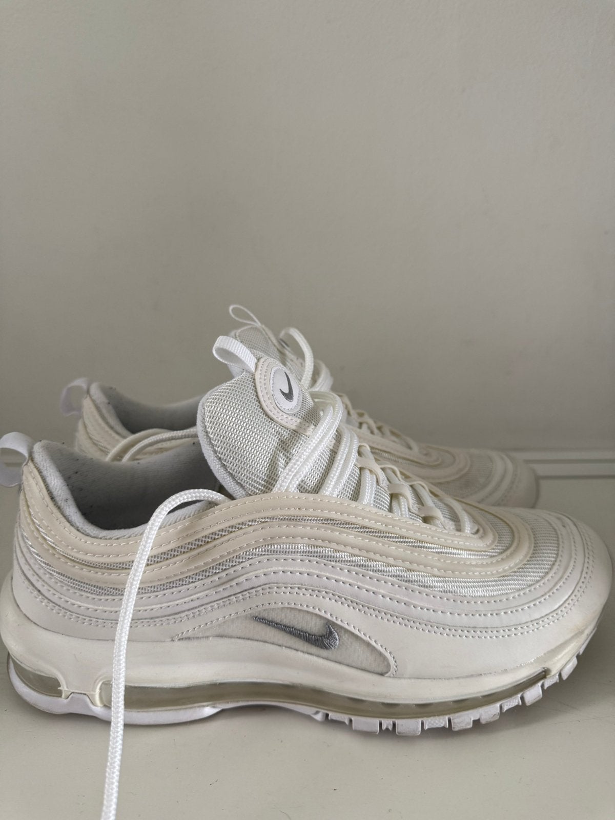 Nike Air Max 97 Triple White 41, Ophalen of Verzenden, Zo goed als nieuw, Wit