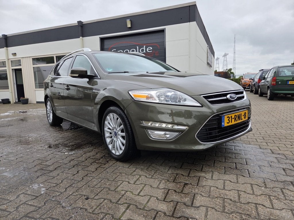 Ford Mondeo Wagon 2.0 Automaat/203PK/Leer/Dealer onderhouden, Euro 5, Gebruikt, 4 cilinders, Mondeo