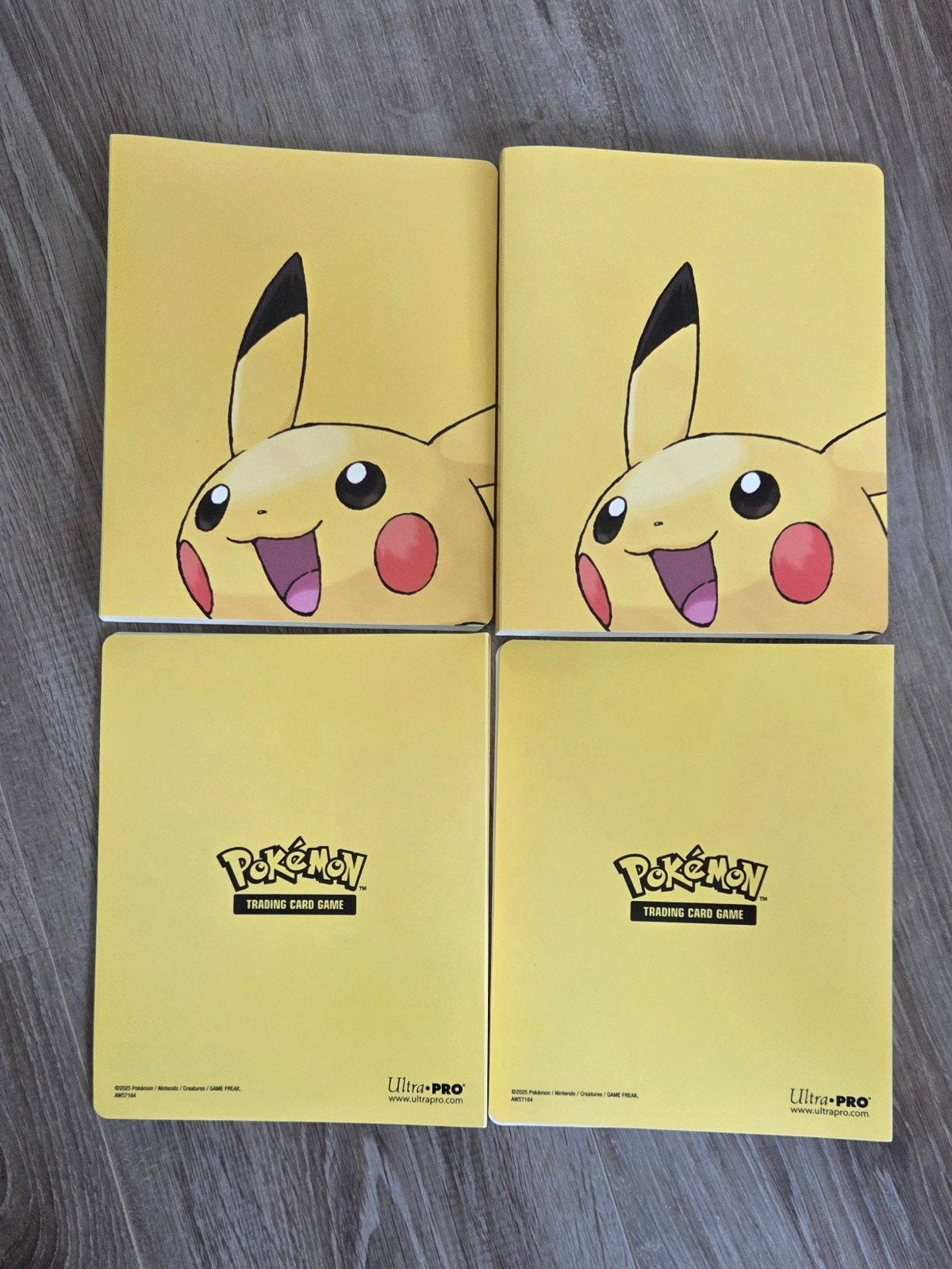 4 Pokémon Pikachu 4-pocket binders voor kaarten, Ophalen of Verzenden, Nieuw