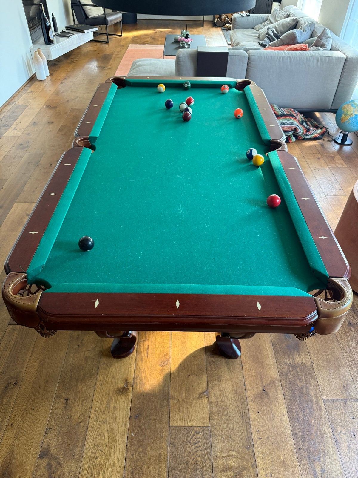 Oskar Pooltafel, Sport en Fitness, Biljarten en Poolen, Ophalen, Zo goed als nieuw, Pooltafel