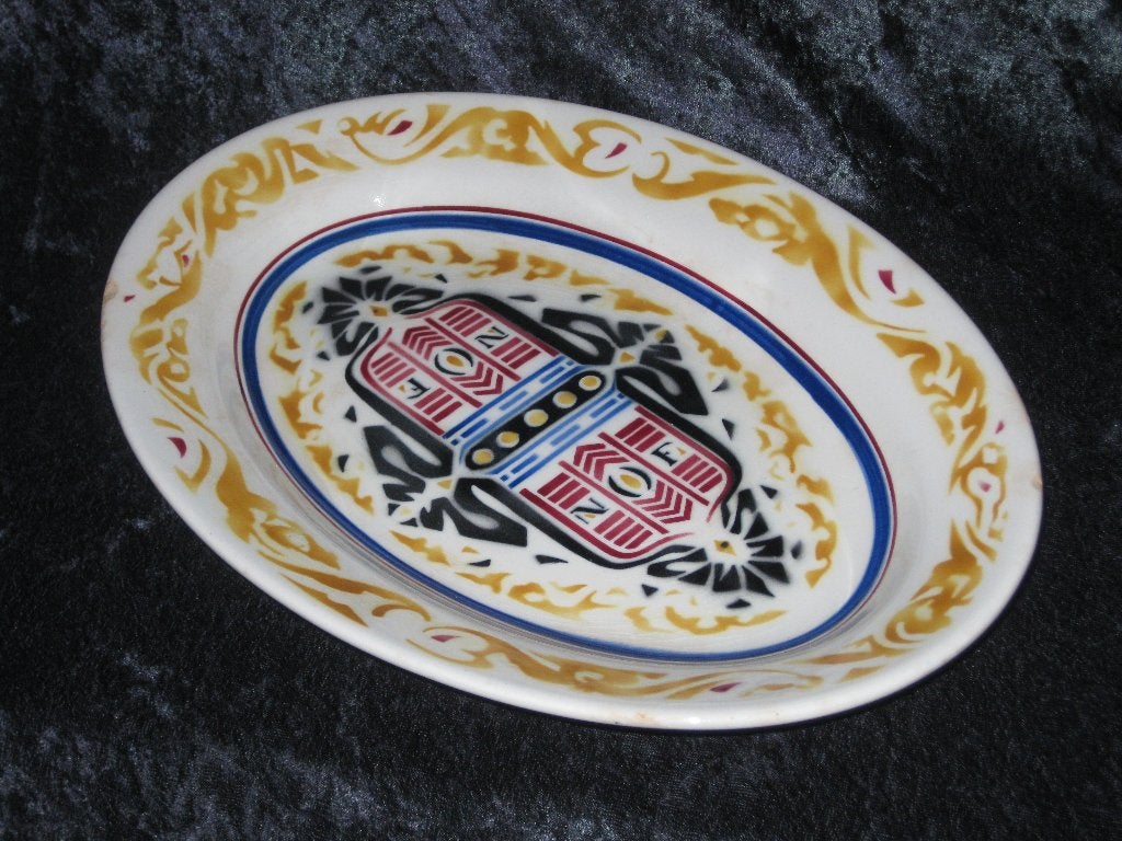 Calve Olie Fabrieken Delft NOF Schaal Petrus Regout, Ophalen
