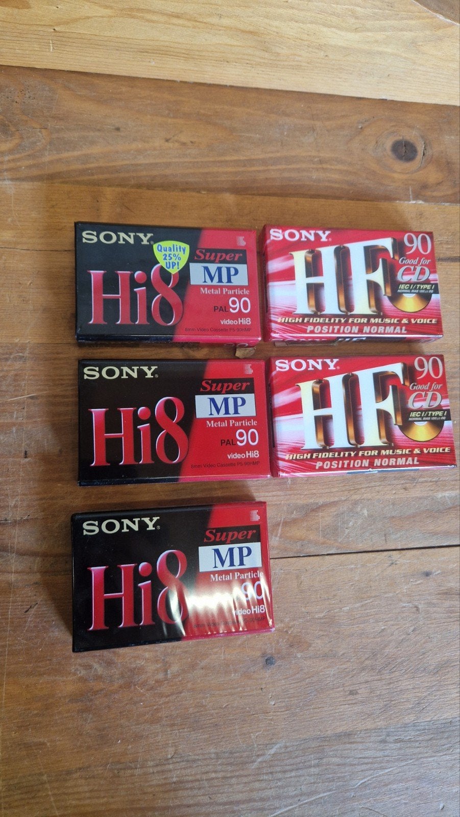 nieuwe cassettebandjes Sony, 2 t/m 25 bandjes, Overige genres, Ophalen of Verzenden, Nieuw in verpakking