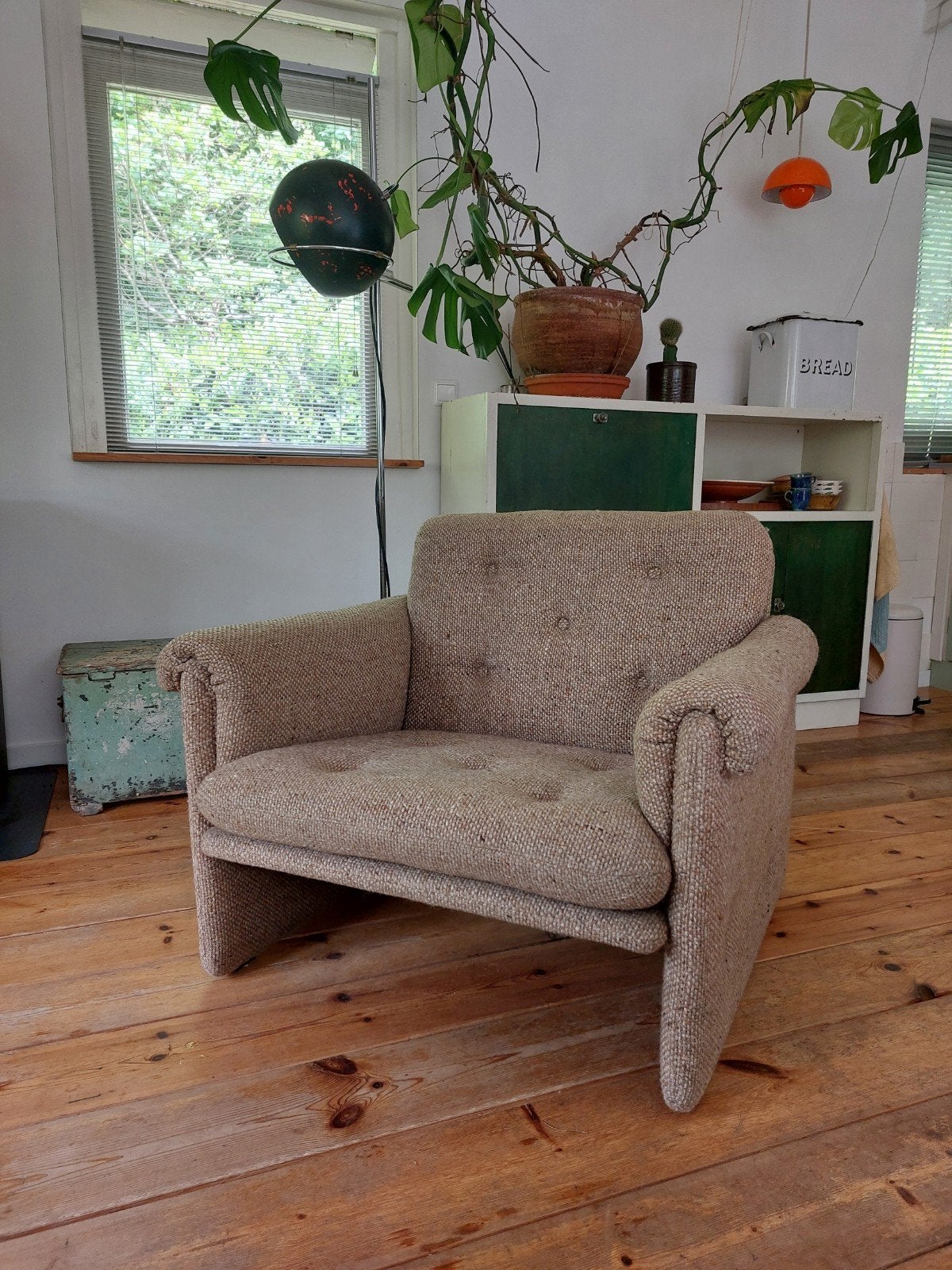 Artifort fauteuil vintage, Ophalen, Gebruikt, Eenpersoons, 75 tot 100 cm