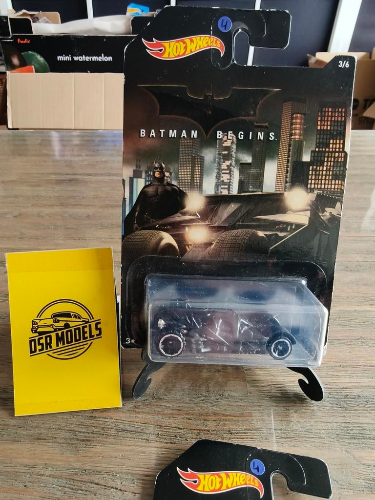 Hotwheels Batman Begins Batmobile, Hobby en Vrije tijd, Modelauto's | Overige schalen, Nieuw, Auto, Ophalen of Verzenden