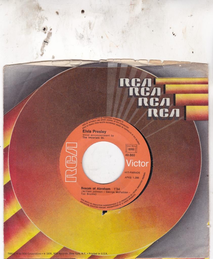 Elvis Presley ( 1 )  1968, Ophalen of Verzenden, Gebruikt, 7 inch, Pop