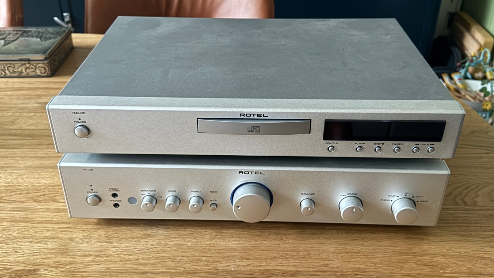 Rotel RA-06 en RCD-06 set, Ophalen, Zo goed als nieuw, Overige merken
