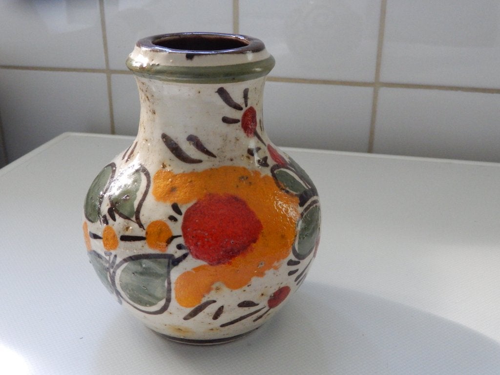 vaasje , mooie kleuren, herkomst Duitland, Ophalen of Verzenden