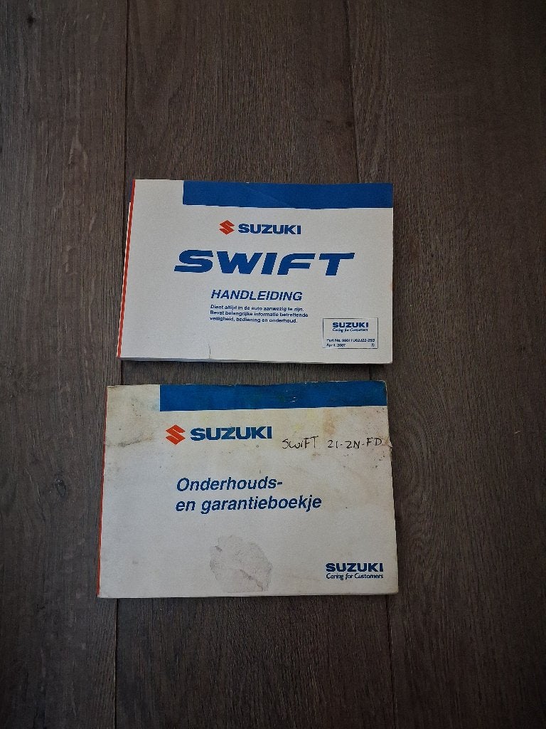 Gebruikershandleiding +div SUZUKI SWIFT type RS   2004/2010, Ophalen of Verzenden