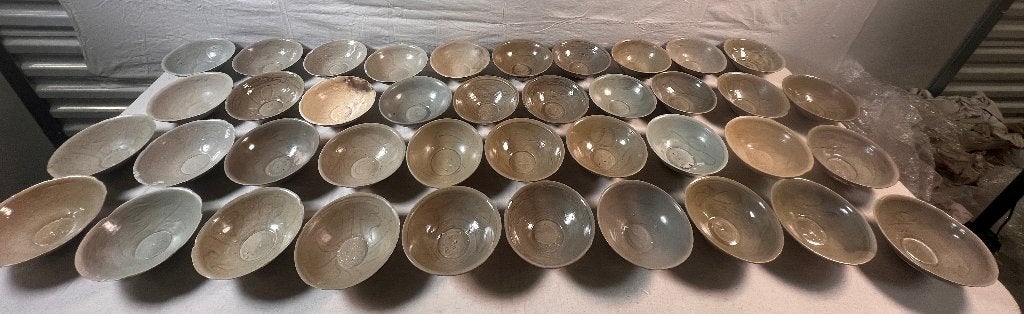 Chinees Song Celadon kommen (40 stuks), Antiek en Kunst, Antiek | Porselein, Ophalen