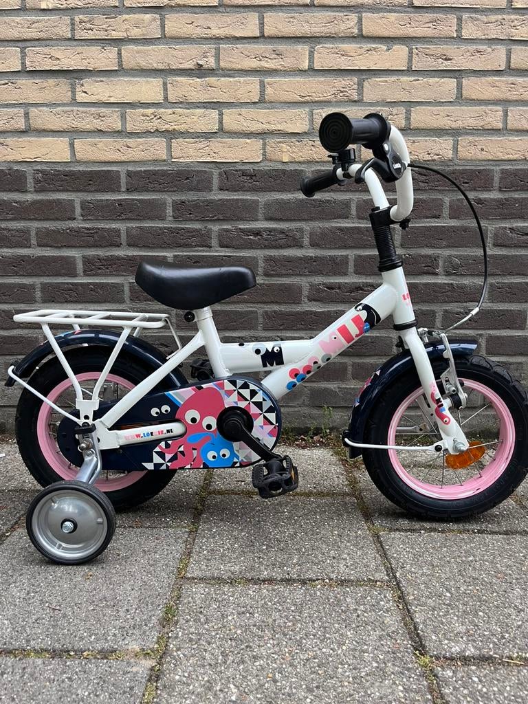 Loekie MIJ 12 inch, Fietsen en Brommers, Fietsen | Kinderfietsjes, Ophalen of Verzenden, Zo goed als nieuw, Minder dan 16 inch