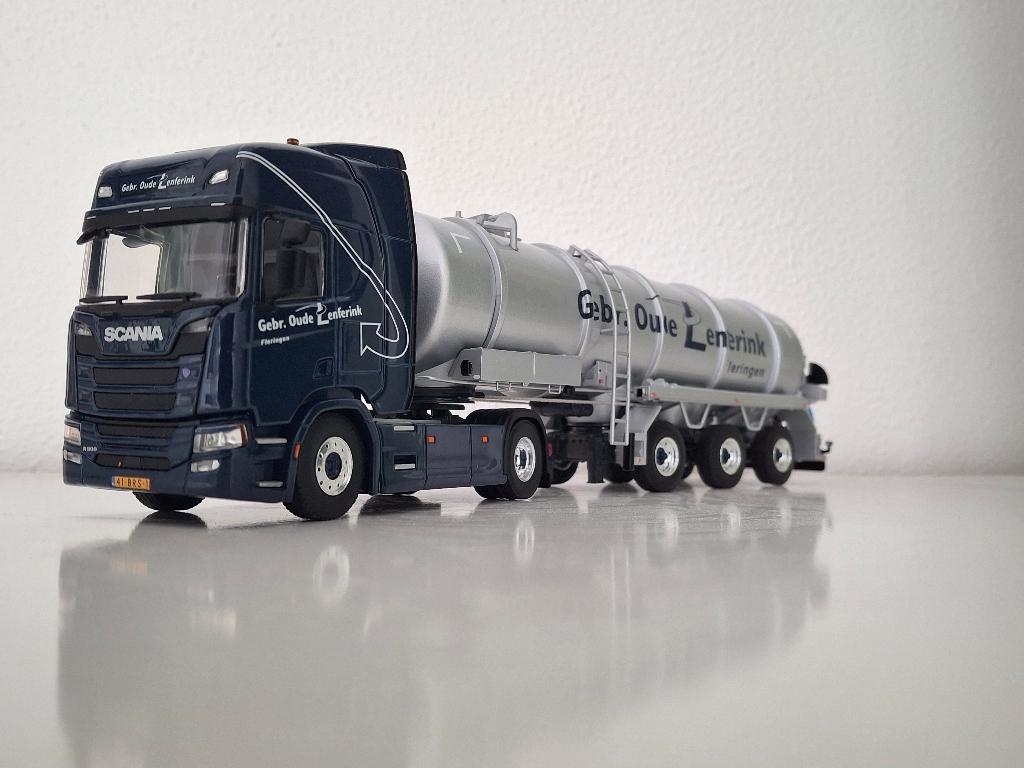 Scania R highline 4x2 mesttank Gebr. Oude Lenferink WSi 1/50, Ophalen of Verzenden, Nieuw, Bus of Vrachtwagen, Wsi