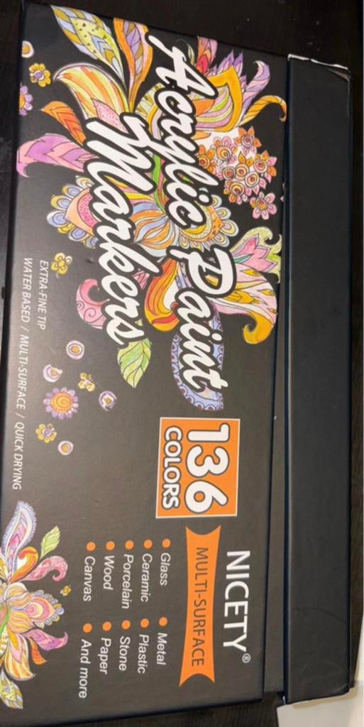 Nicety acrylstiften, Ophalen of Verzenden, Zo goed als nieuw