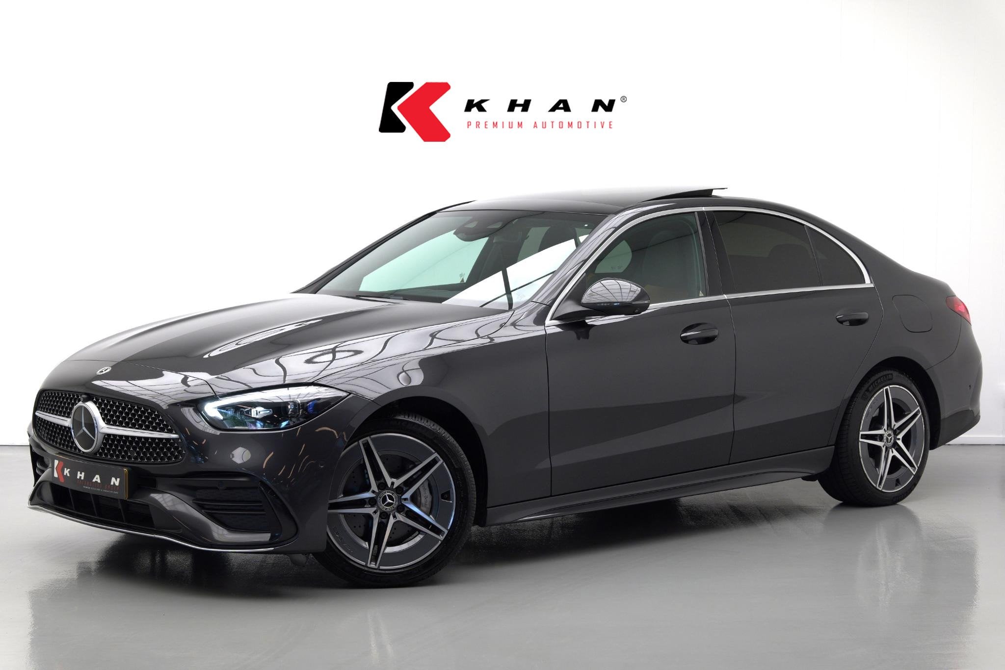Mercedes-Benz C-klasse C300e AMG Line |Pano|Burmester|Ambien, Auto's, Automaat, Achterwielaandrijving, Euro 6, 4 cilinders