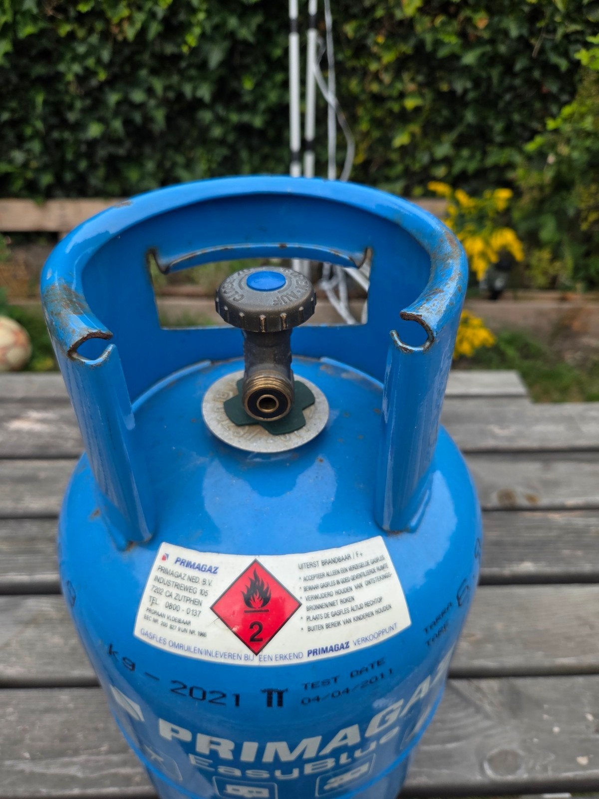 Propaan gasfles 5kg (leeg, voor vulling), Ophalen, Gebruikt