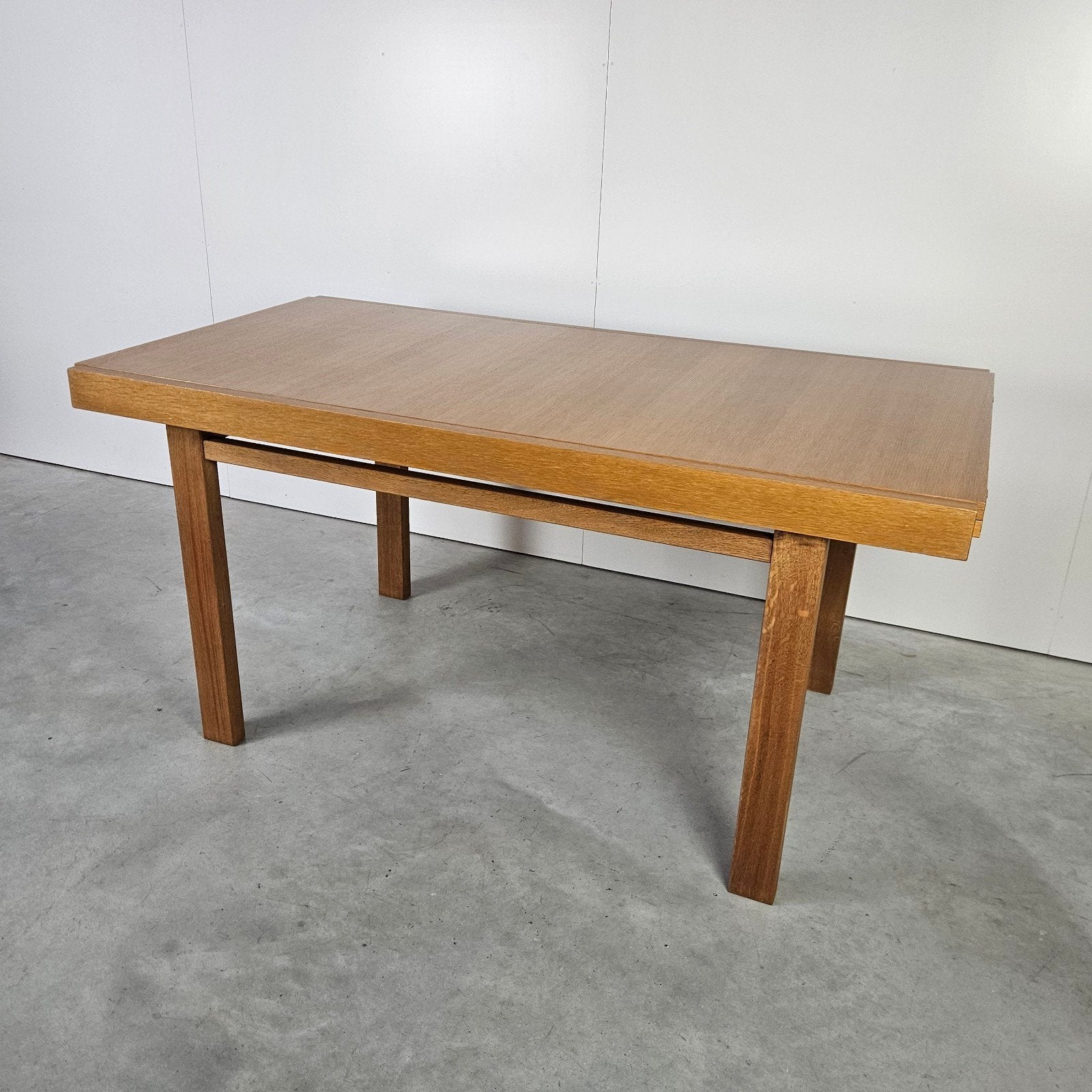 Vintage uitschuifbare eettafel, Antiek en Kunst, Ophalen of Verzenden
