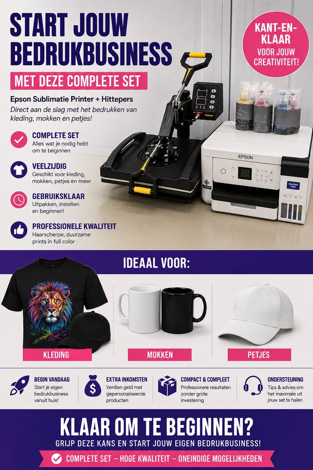Epson f100 sublimatie printer, Computers en Software, Ophalen of Verzenden, Zo goed als nieuw