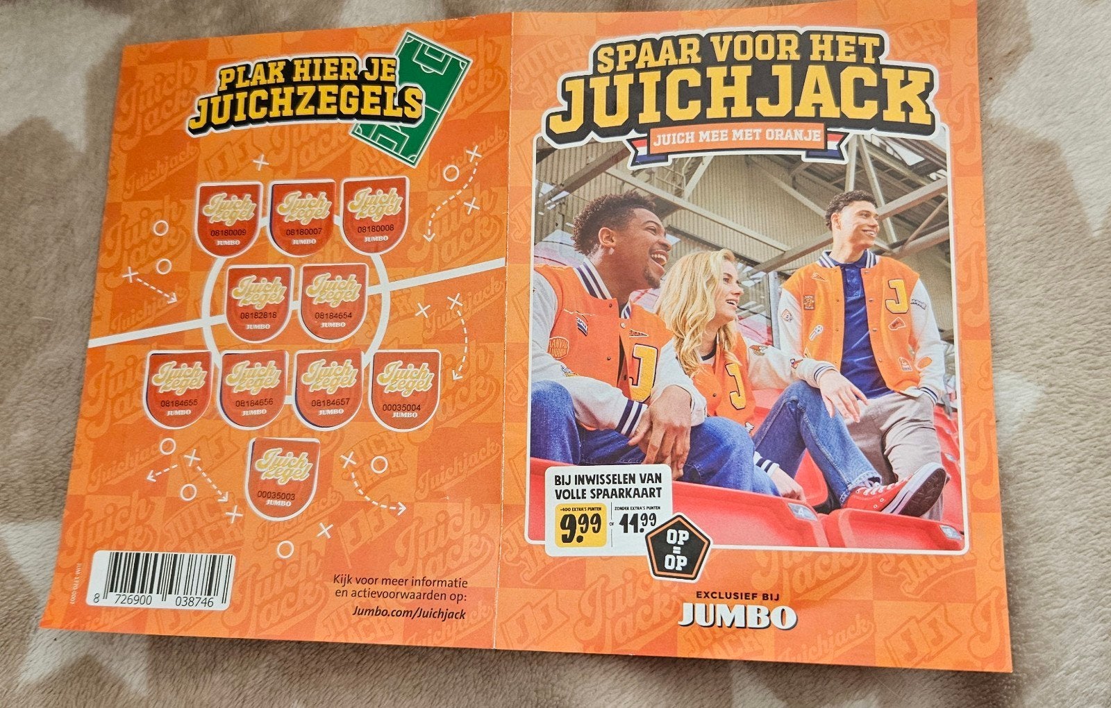 juichjack volle spaarkaarten zegels & digitaal leuk kadotip, Albert Heijn, Ophalen