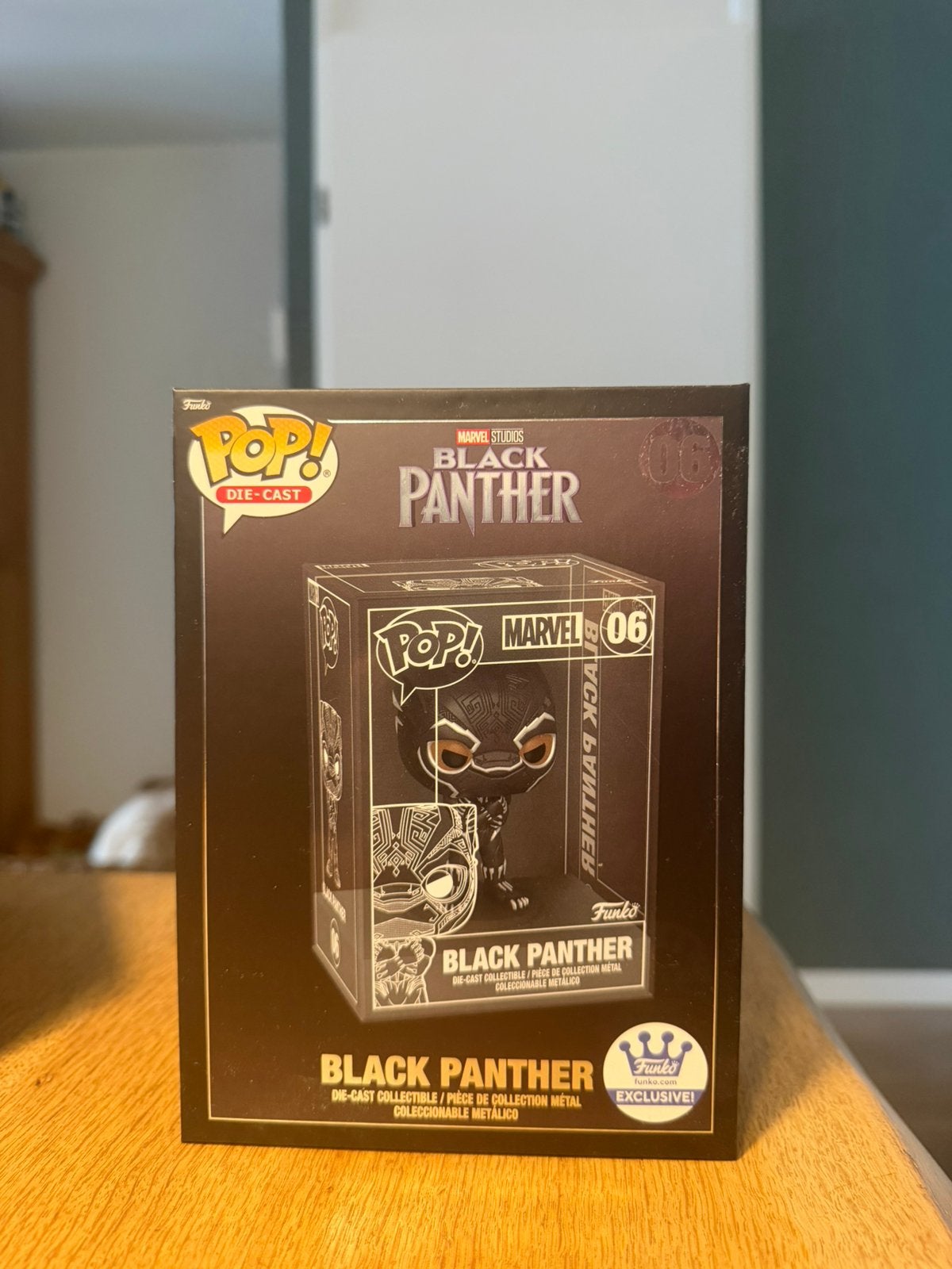 Funko pop! Black Panther Exclusive Die-Cast (metaal), Ophalen, Zo goed als nieuw