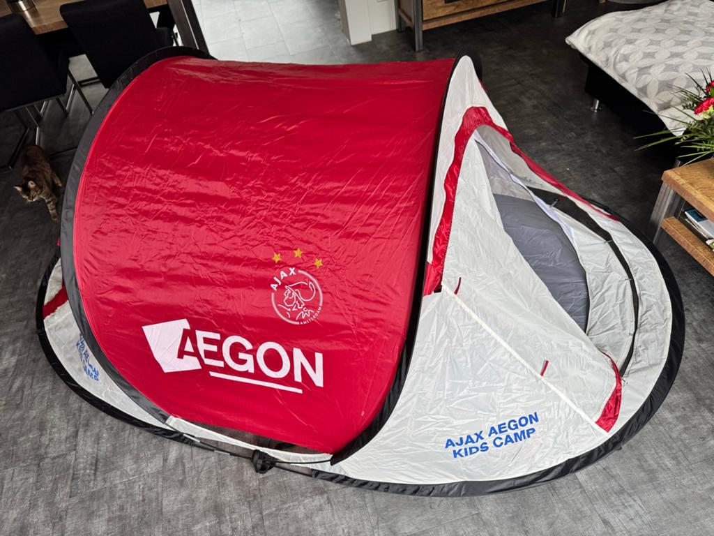Ajax pop-up tent, Ophalen, Gebruikt, Tot en met 2